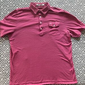 Criquet Men's Polo Shirt - Deep Red